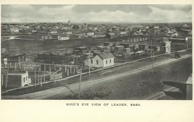Bird's eye view of Leader